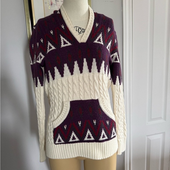 Killah Miss sixty 90s vintage rare boho knit Sweater, hoodie ptp 16” length 24” - Picture 1 of 11